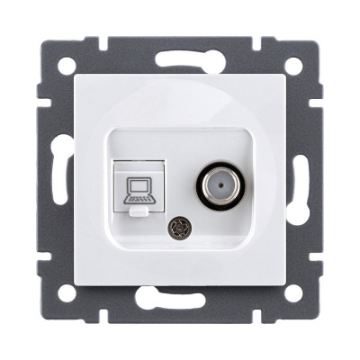 Розетка KOLLINGER REA-014WH