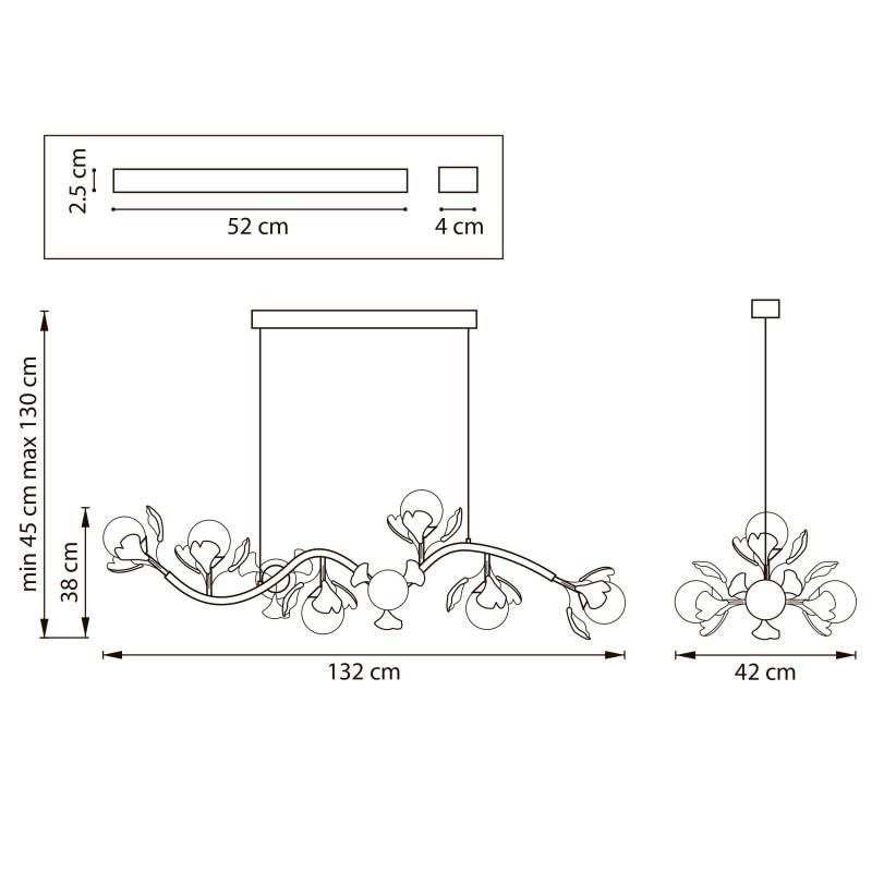 Подвесная люстра Lightstar 799087