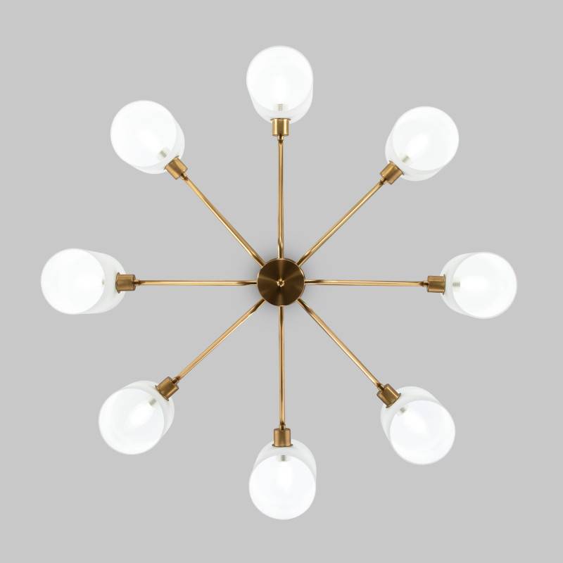 Люстра на штанге Eurosvet 60157/8 латунь