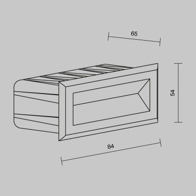 Светильник для ступеней Maytoni O045SL-L3W3K