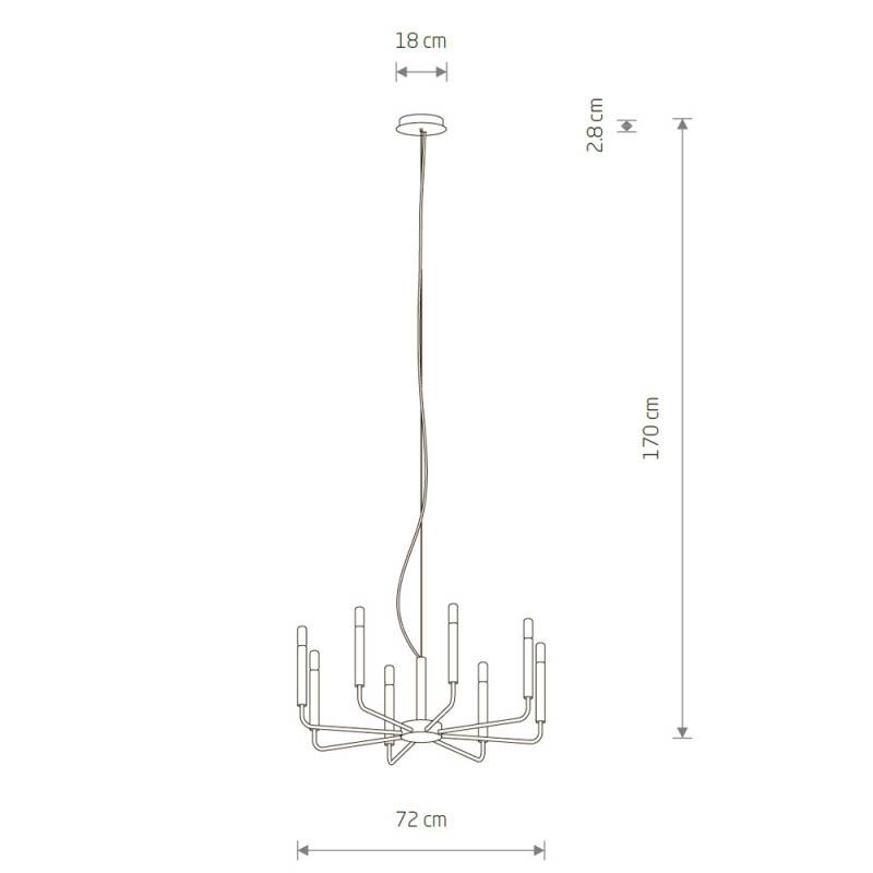Подвесная люстра Nowodvorski 11460
