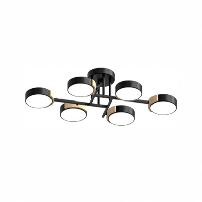 Накладная люстра LED4U L3211-830 BK