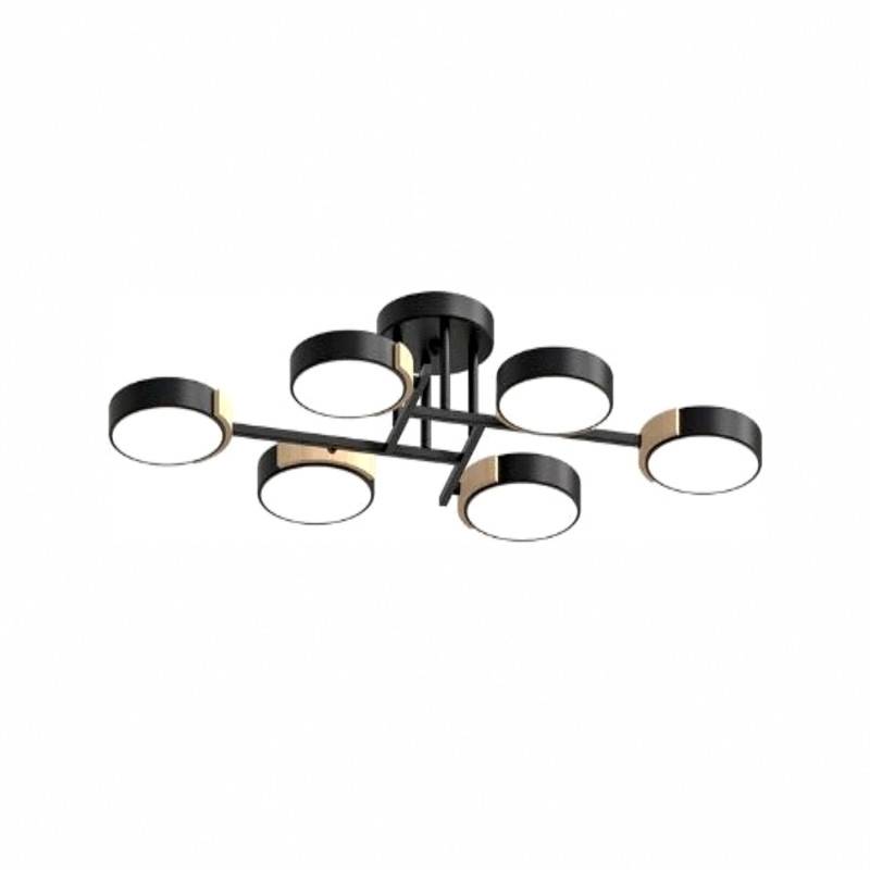 Накладная люстра LED4U L3211-830 BK