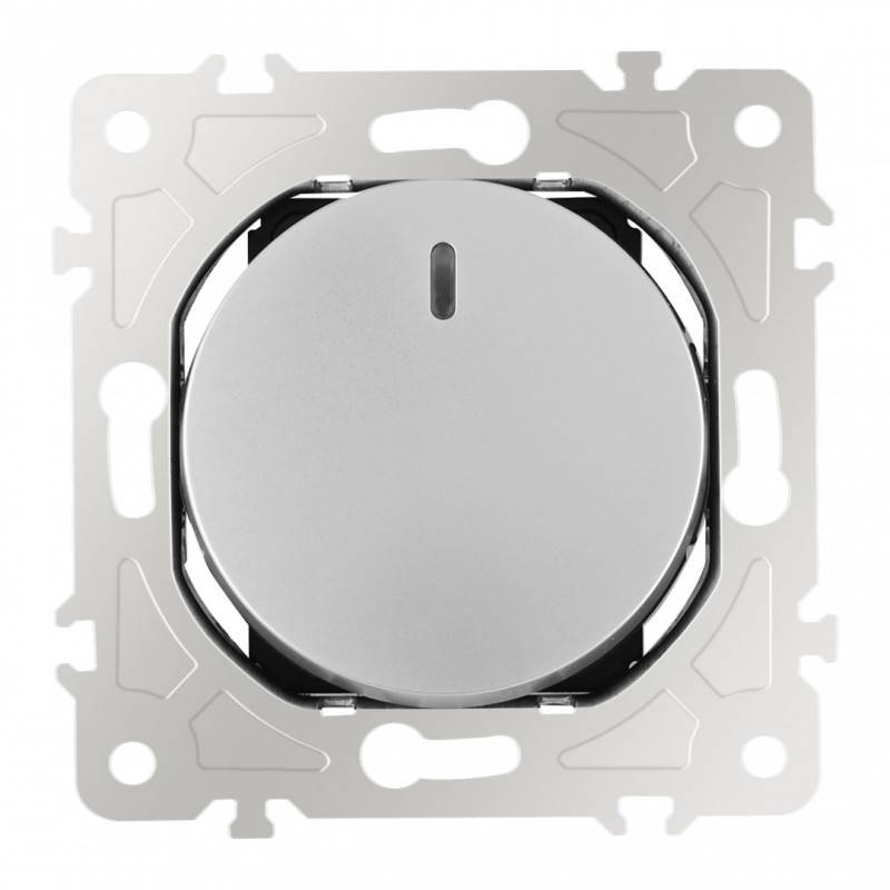 Выключатель Arte Milano 202.31-1.silver