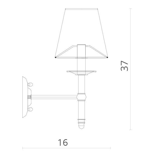 Бра Divinare 1162/01 AP-1