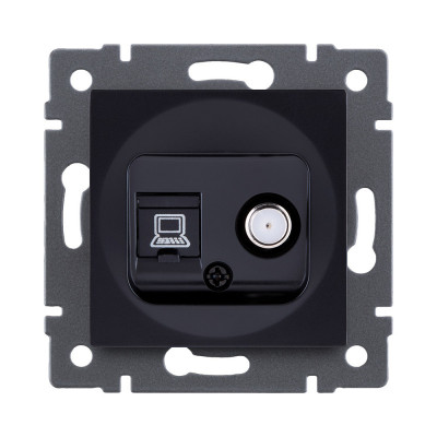 Розетка KOLLINGER REA-014BK