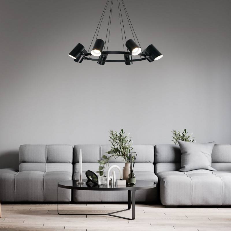 Подвесная люстра Eurosvet 70147/8 черный