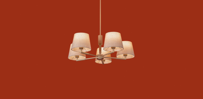 Люстра на штанге Freya FR2057PL-05BG