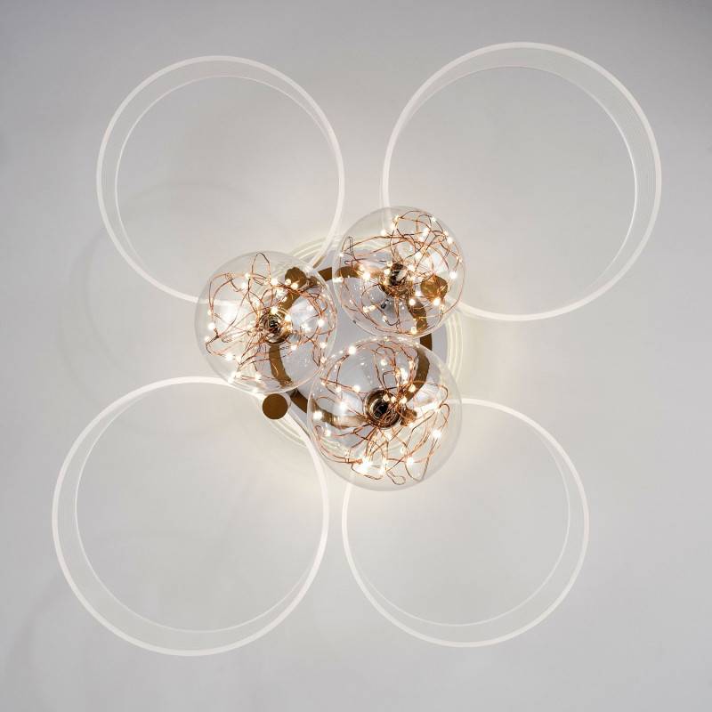 Накладная люстра LED4U L1040-750 WT