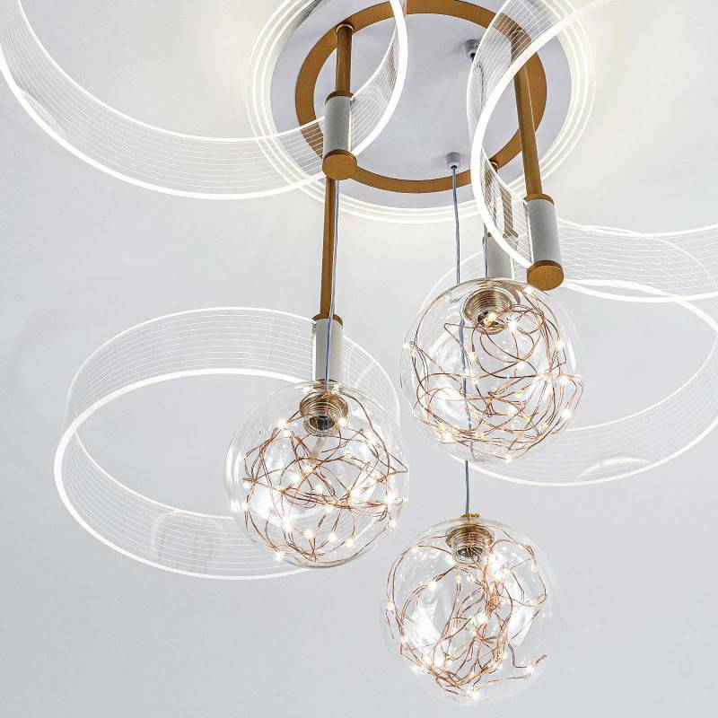 Накладная люстра LED4U L1040-750 WT