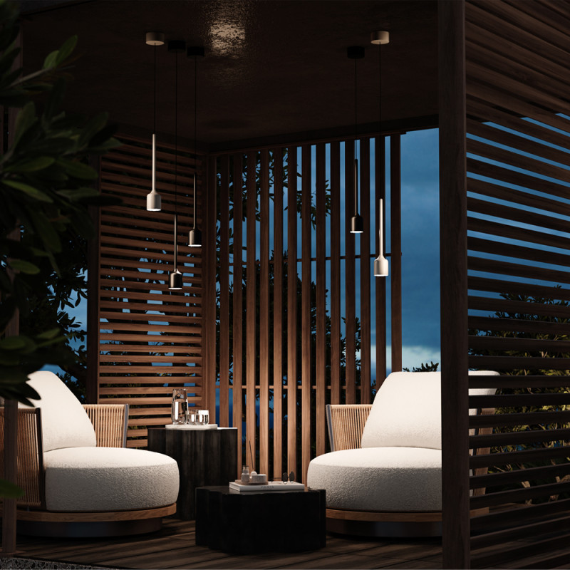 Подвесной уличный светильник Maytoni O491PL-L6W3K