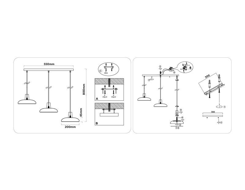 Подвесной светильник Ambrella Light FL4840