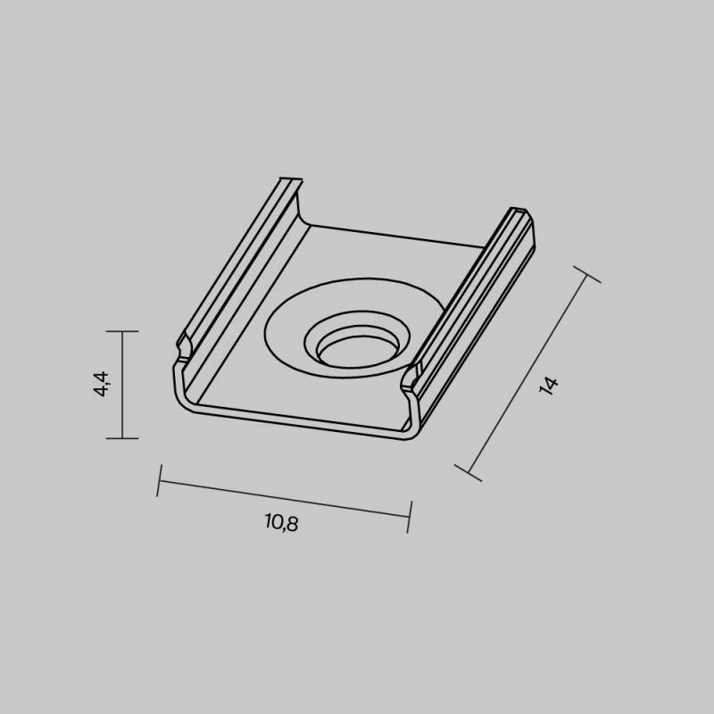 Заглушка профиля Maytoni Technical 642011