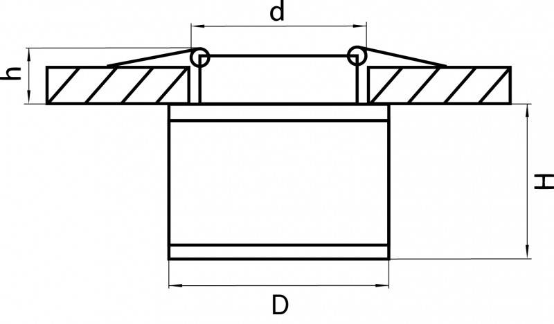 Встраиваемый светильник Lightstar 072254