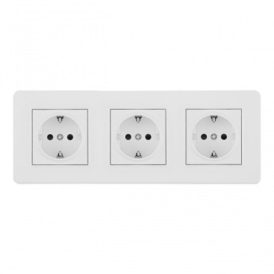 Розетка Arte Milano SET16-3-40-1x3 white