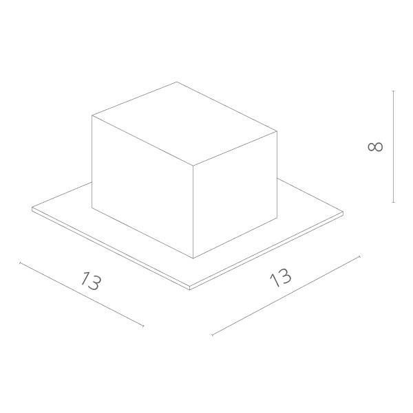 Встраиваемый светильник ARTE Lamp A5941PL-1BK