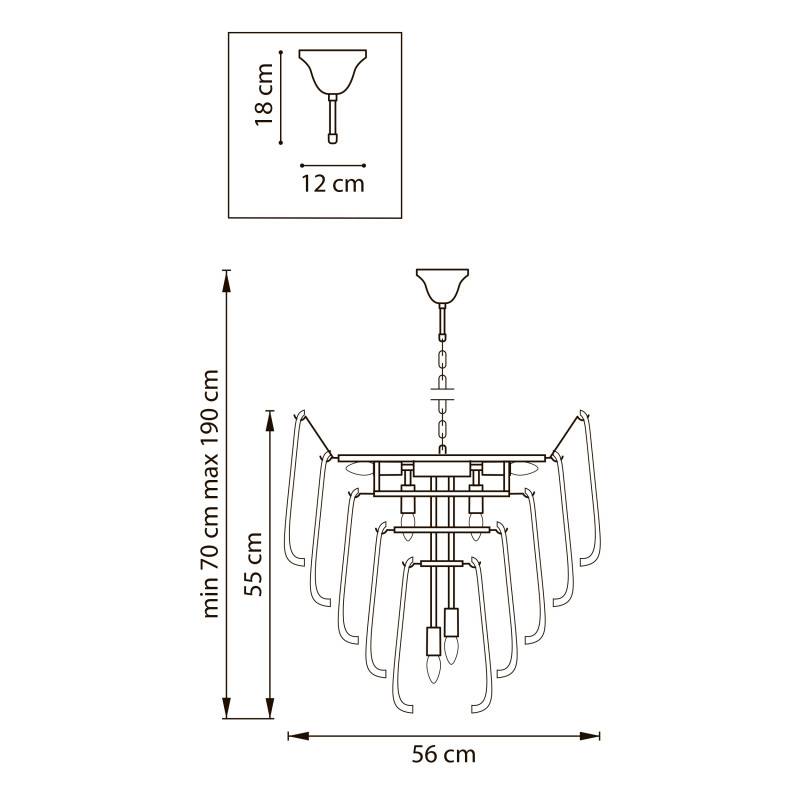 Подвесная люстра Lightstar 799102