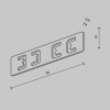 Соединитель для шинопровода Maytoni Technical TRA239C-21B