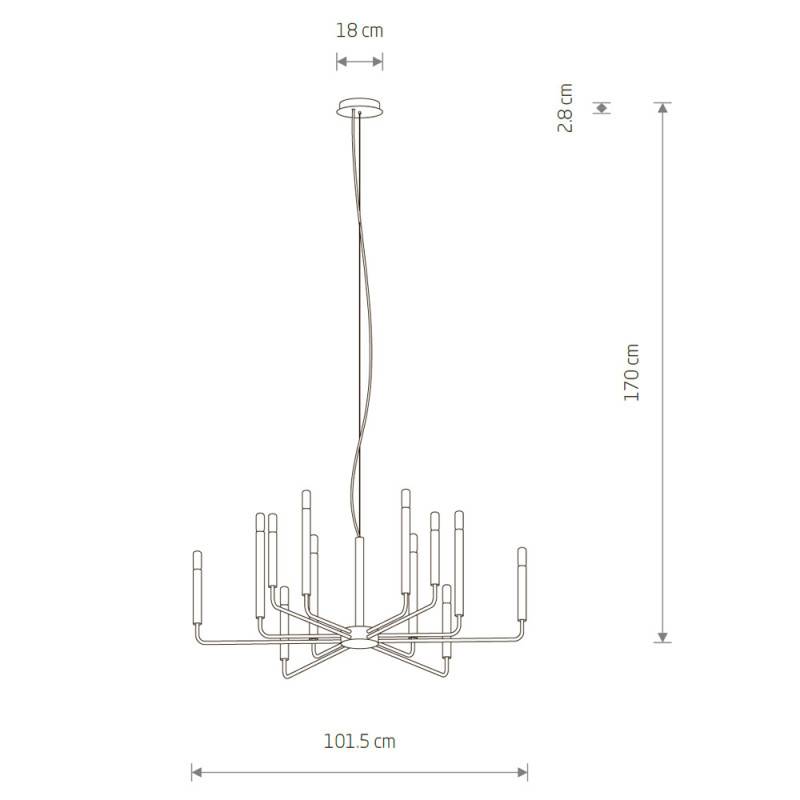 Подвесная люстра Nowodvorski 11462