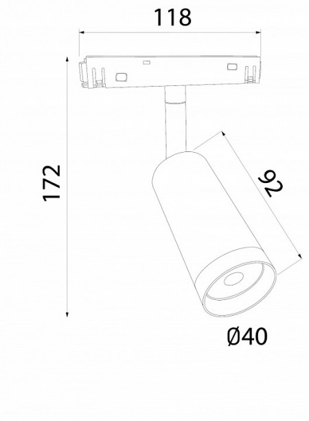 Светильник на штанге Elektrostandard Slim Magnetic a061300
