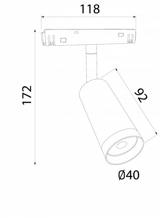Светильник на штанге Elektrostandard Slim Magnetic a061300