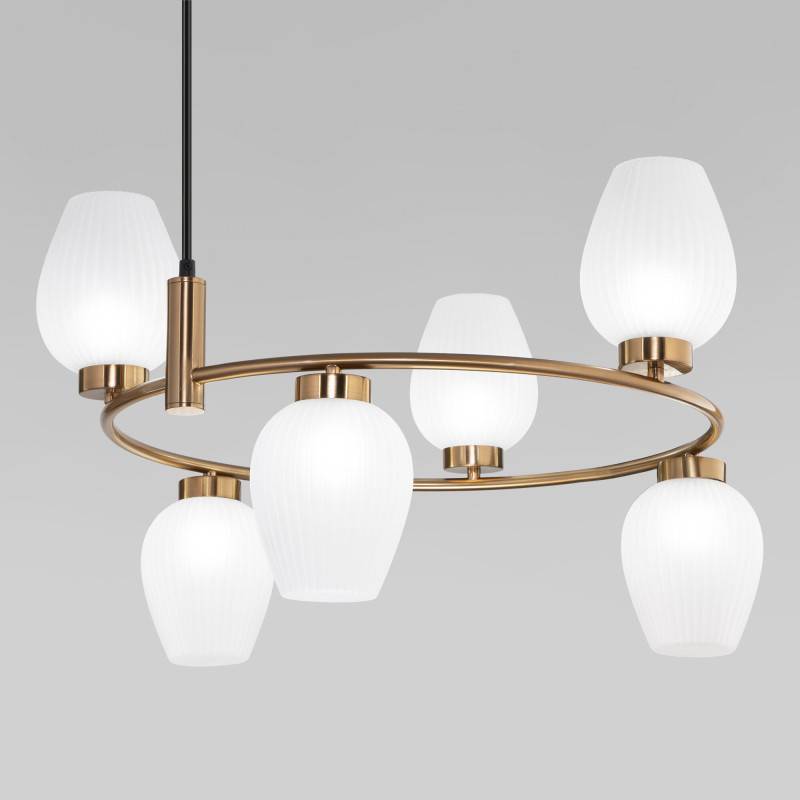 Подвесная люстра Eurosvet 30183/6 латунь