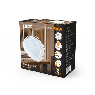 Пылевлагозащищенный светильник Gauss 926602116
