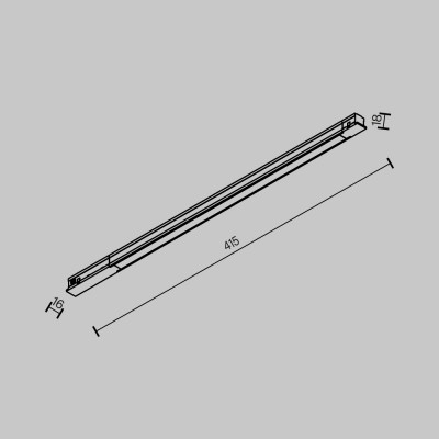 Светильник на шине Maytoni Technical TR231-2-10W3K-B