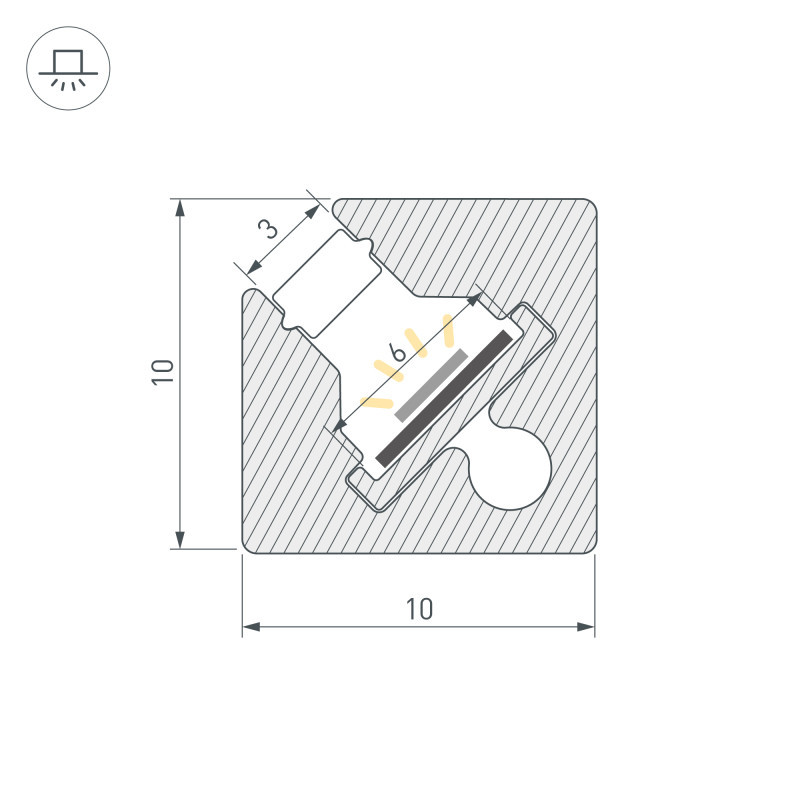 Профиль Arlight 055325