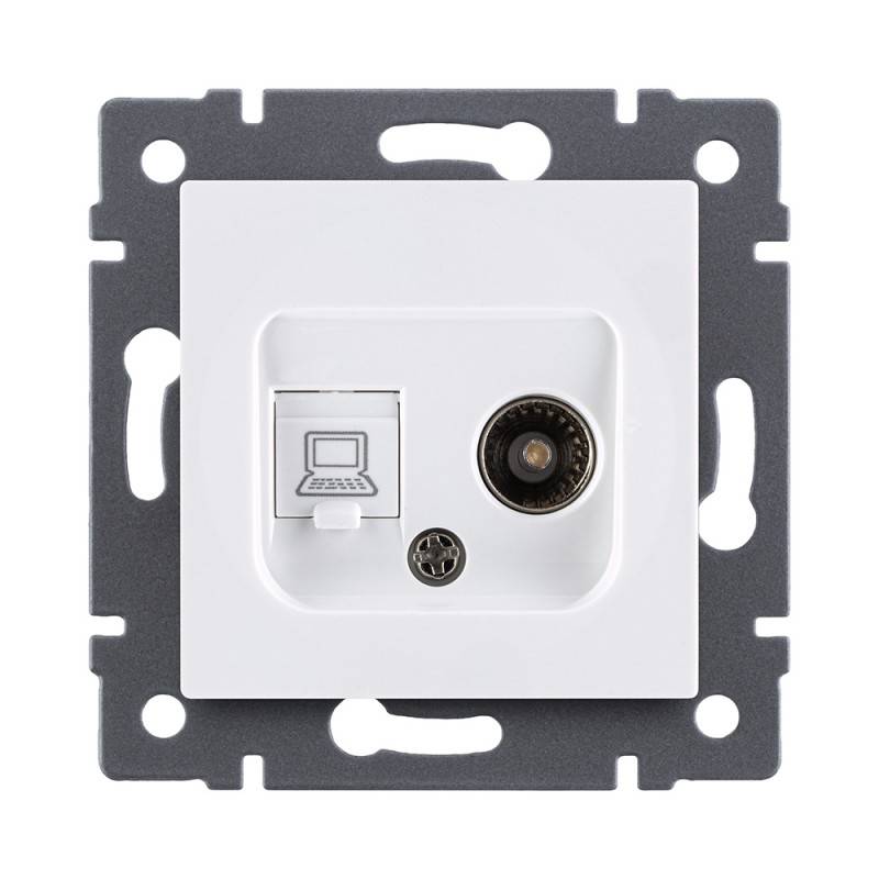 Розетка KOLLINGER REA-021WH