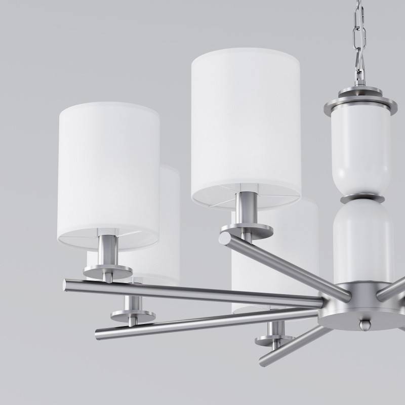 Подвесная люстра Eurosvet 60146/8 никель