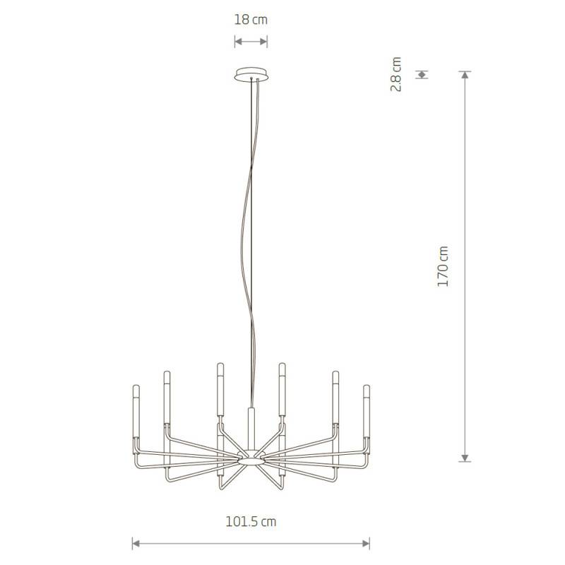 Подвесная люстра Nowodvorski 11464
