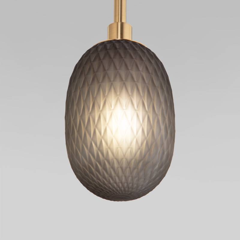 Каскадная люстра Eurosvet 50266 дымчатый/прозрачный/янтарный