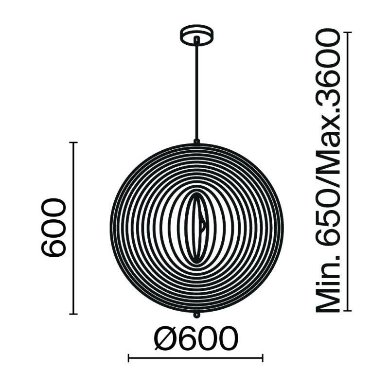 Подвесной светильник Maytoni MOD197PL-01W2