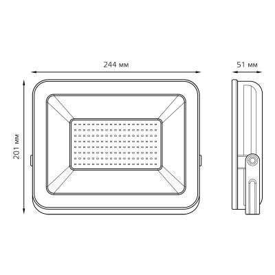 Прожектор Gauss 613100100P