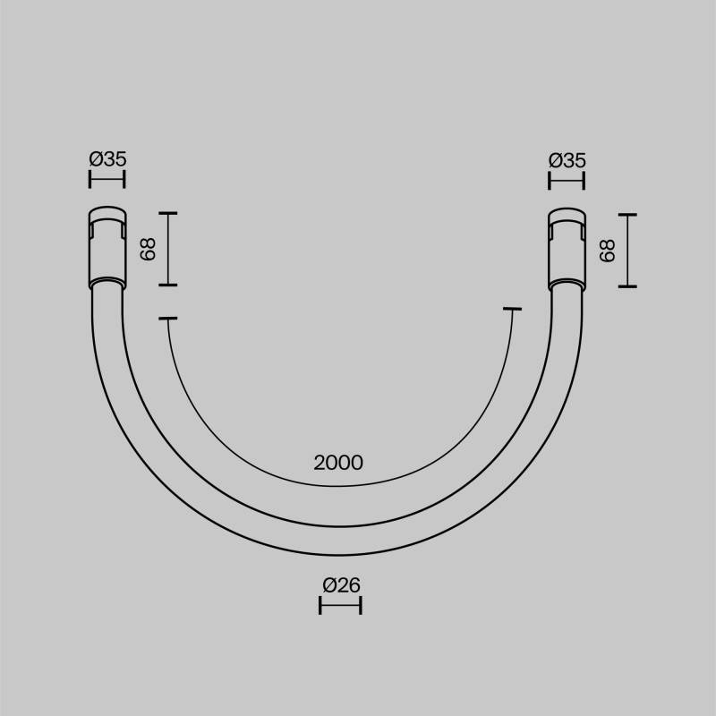 Светильник на шине Maytoni Technical TR154-1-27W3K-B
