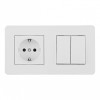 Розетка Arte Milano SET16-2-40-1-30-2 white