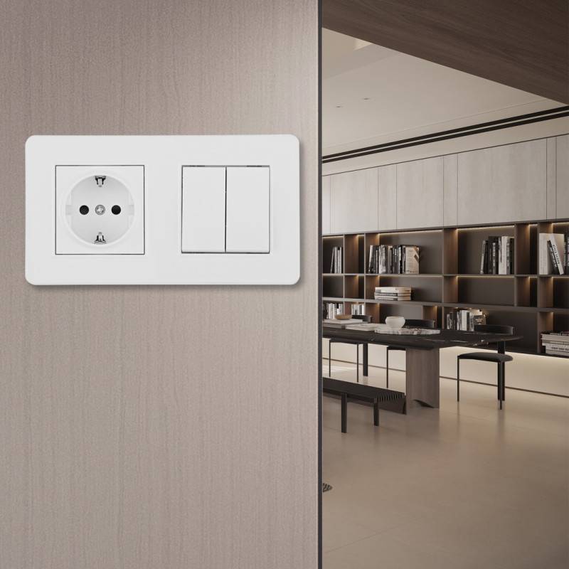 Розетка Arte Milano SET16-2-40-1-30-2 white