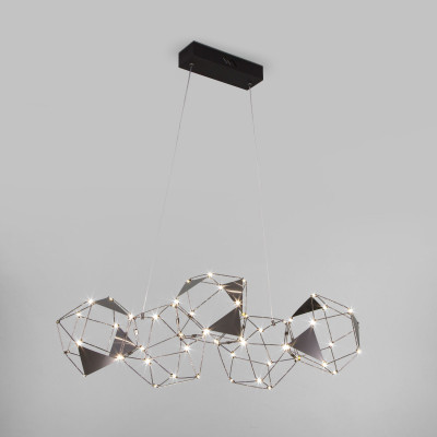 Подвесная люстра Eurosvet 90368/5 черный жемчуг