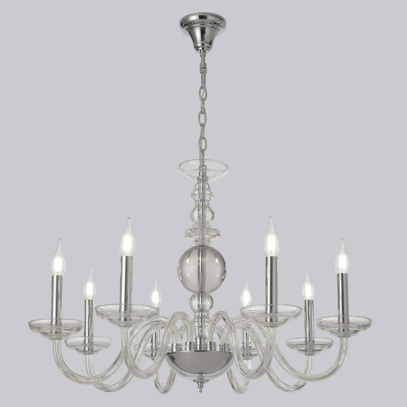 Подвесная люстра Crystal Lux ARABESQUE SP8 CHROME