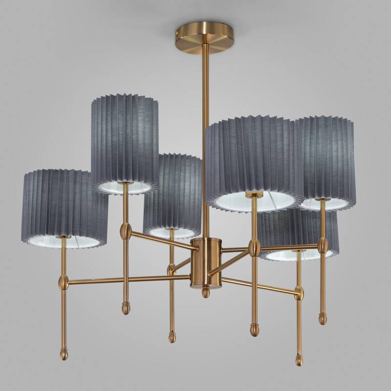 Люстра на штанге Eurosvet 60162/6 латунь