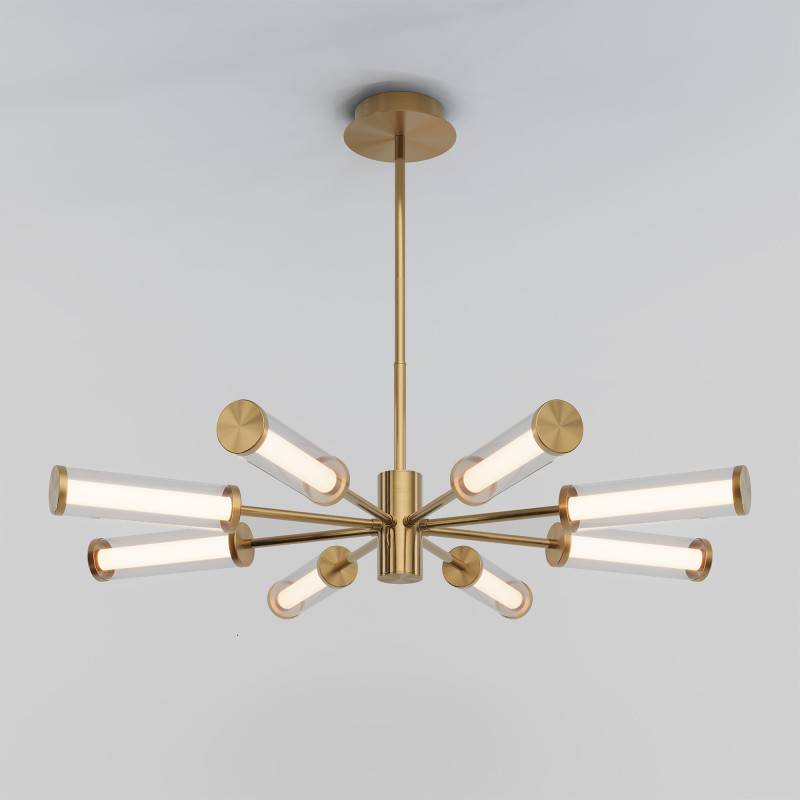 Люстра на штанге Eurosvet 50386 LED латунь