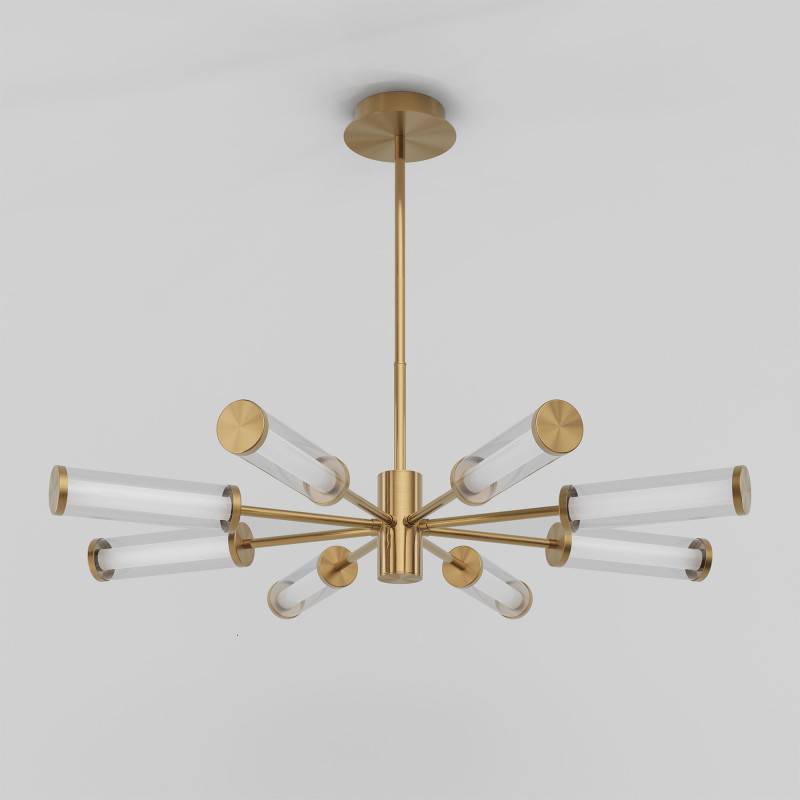 Люстра на штанге Eurosvet 50386 LED латунь