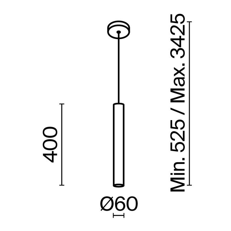 Подвесной светильник Maytoni MOD161PL-01W1