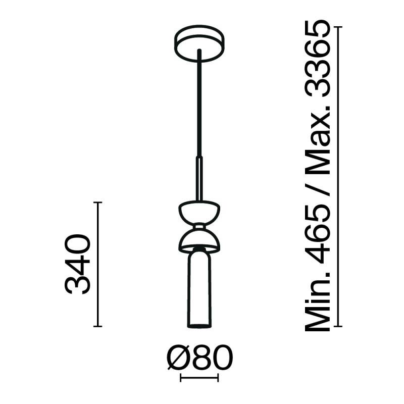 Подвесной светильник Maytoni MOD178PL-01GR