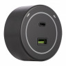 Трековая система розеток Arte Milano 399732TS/USB-Type-C Black