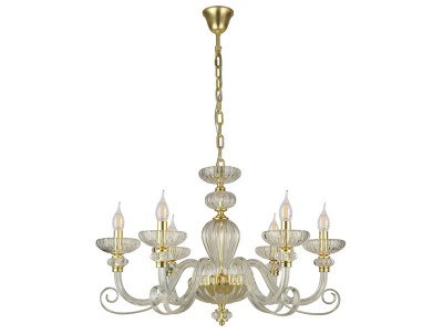 Подвесная люстра Newport 8626/C mat.soft gold clear