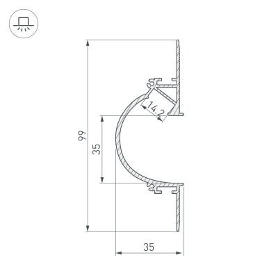 Профиль Arlight 034982