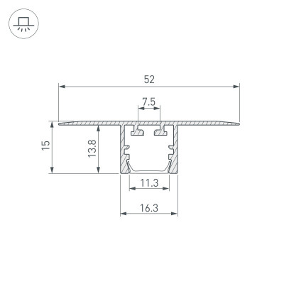 Профиль Arlight 035014