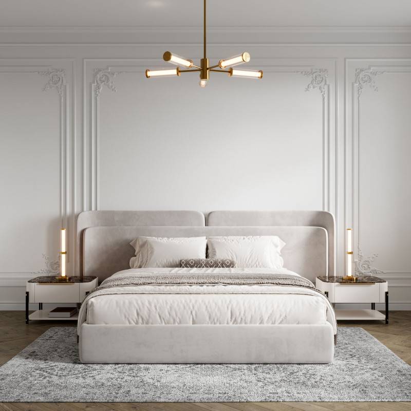 Люстра на штанге Eurosvet 50386/5 LED латунь